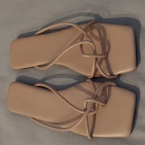 Open Edit Beige Flat Sole